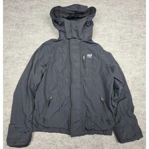 Abercrombie Fitch Lined Softshell Weather Warrior Hooded Jacket Coat Womens Sz M
